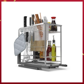 Bộ Đựng Dao Thớt Chai Lọ Sonata 400mm Cucina 549.20.815