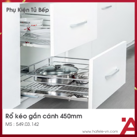 Rổ Kéo Cửa Tủ Verona Series 450mm Hafele 549.03.142