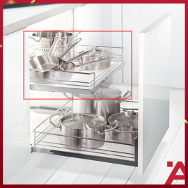 Rổ Kéo Lọt Lòng 450mm Hafele 540.26.654