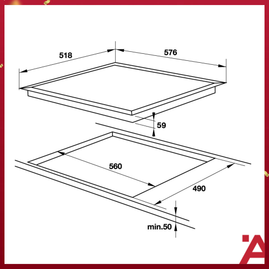 Bếp Từ 4 Vùng Nấu HC-I604D Hafele 535.02.040