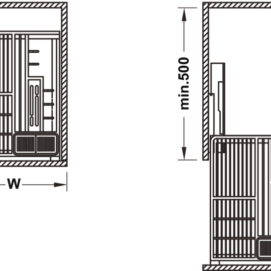 Bộ Rổ Đa Năng 300mm Hafele 549.34.053