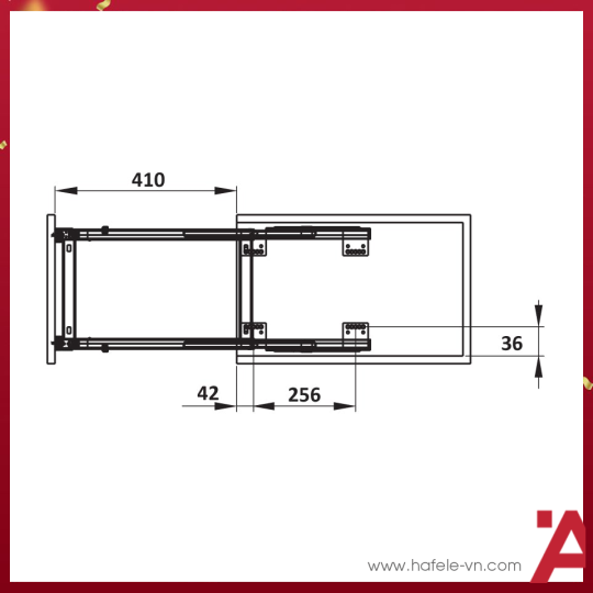 Bộ Rổ Đựng Gia Vị 400mm Cucina 549.20.035