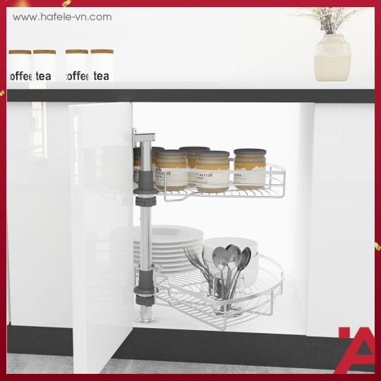 Bộ Rổ Góc Mezzo Xoay 180° Cucina 548.37.000