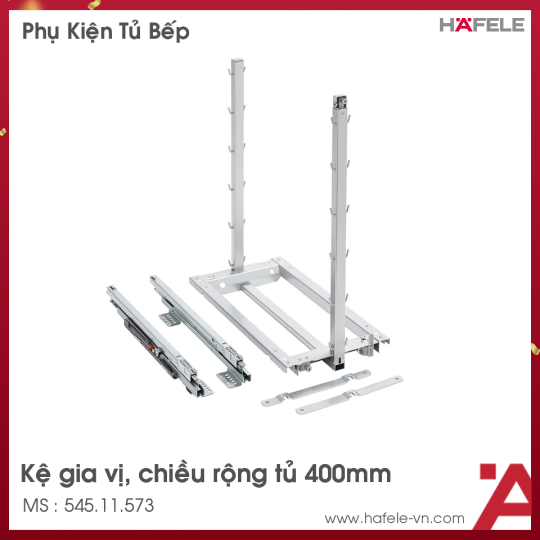 Bộ Rổ Kéo Dipensa Junior III 400mm Hafele 545.11.573