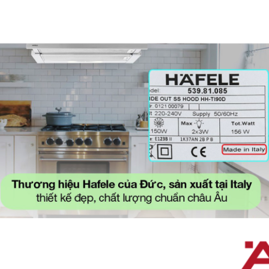 Máy Hút Mùi Âm Tủ HH-TI90D Hafele 539.81.085