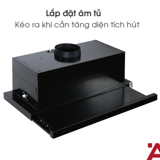 Máy Hút Mùi Âm Tủ Mặt Kính Đen HH-SG70A Hafele 533.89.021