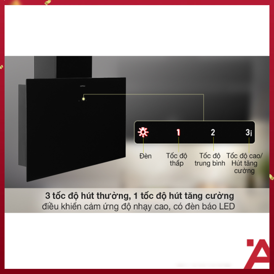 Máy Hút Mùi Áp Tường HH-WVG80E Hafele 533.86.018