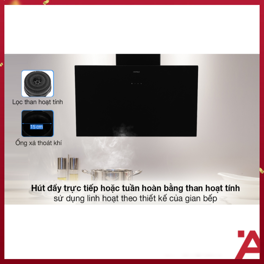 Máy Hút Mùi Áp Tường HH-WVG80E Hafele 533.86.018