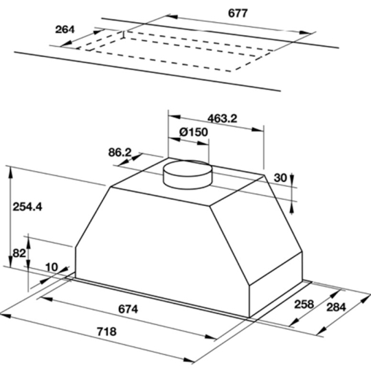 Máy Hút Mùi HH-BI70A Hafele 538.84.007
