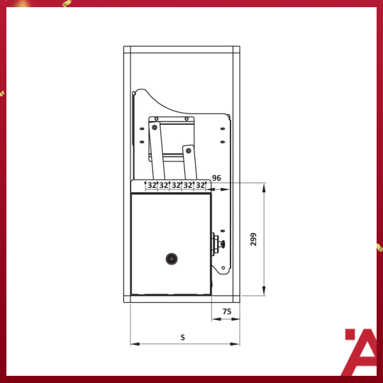 Rổ Chén Di Động Lento 700mm Cucina 504.76.015