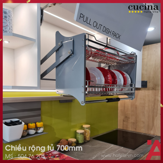 Rổ Chén Di Động Lento 700mm Cucina 504.76.205