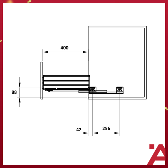 Rổ Đựng Chén Đĩa 800mm Cucina 549.08.847