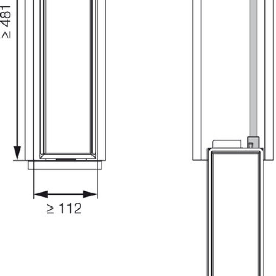 Rổ Kéo 150mm No.15 Hafele 545.61.063