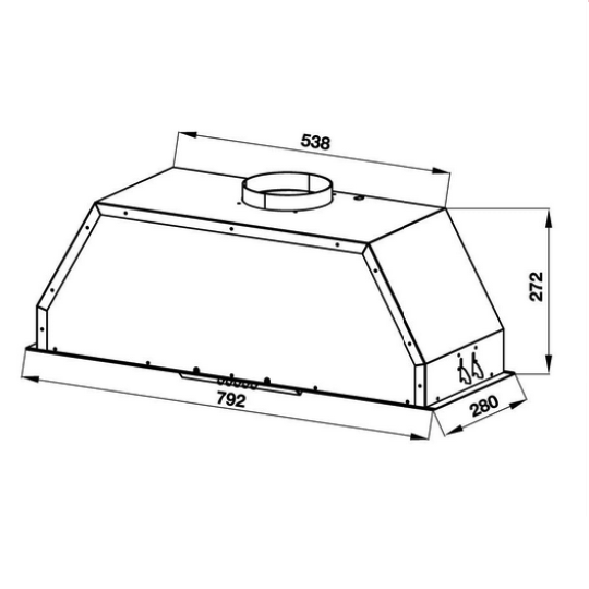 Máy Hút Mùi Âm Tủ HH-BI79A Hafele 533.80.038