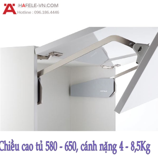 Tay Nâng Free Fold Short E3fs Nắp Xám Hafele 493.05.732