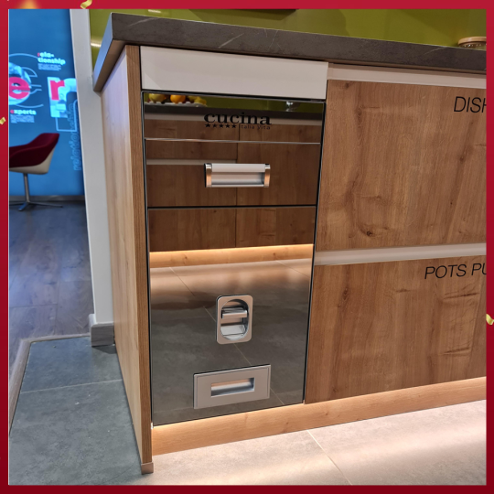 Thùng Đựng Gạo Spinto 300mm Cucina 549.32.743